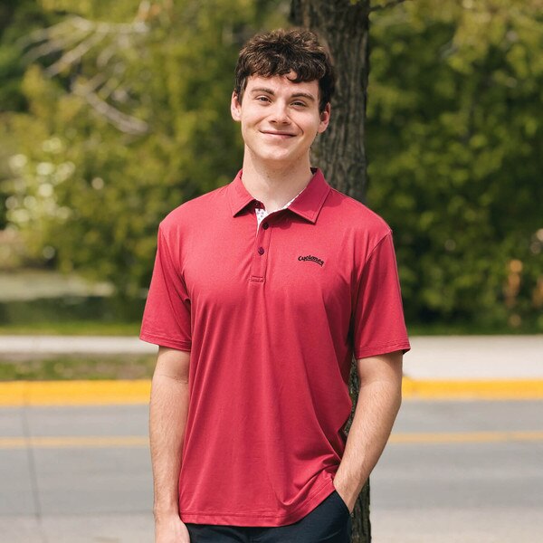 Swannies Cyclones Script Cardinal James H Polo